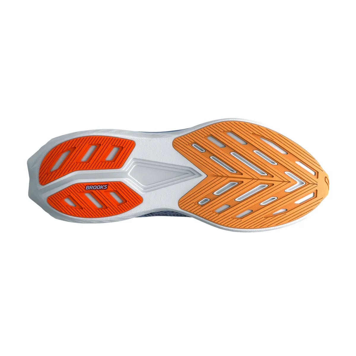 BROOKS W HYPERION 3 BLUE HERON/ORANGE/WHITE