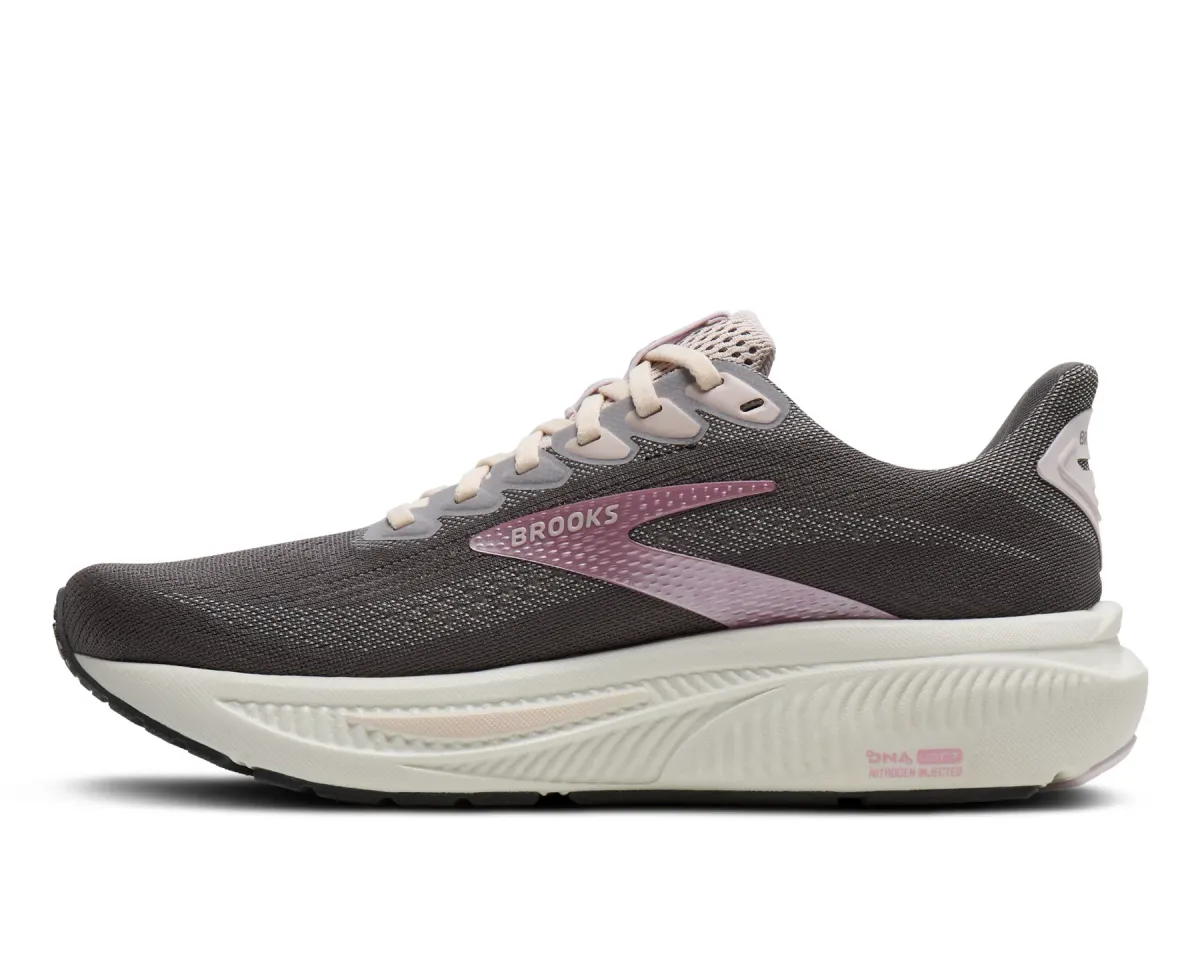 BROOKS W GHOST 17 POPPY SEED/PINK/BLUEWASH