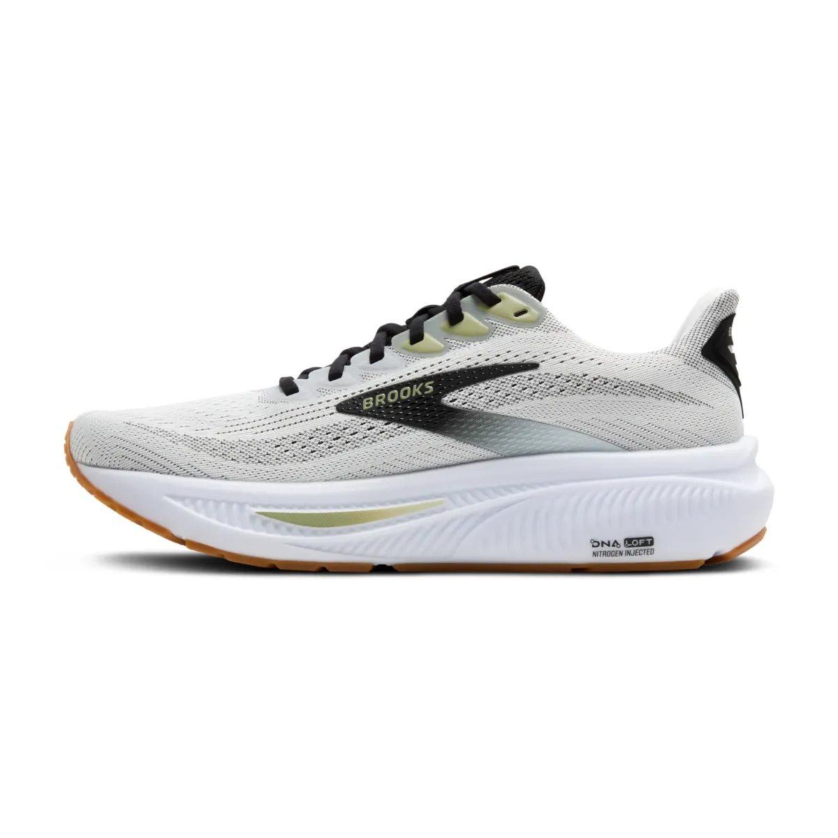 BROOKS M GHOST 17 WHITE/BLACK/TEA