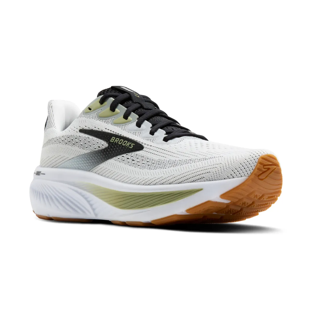 BROOKS M GHOST 17 WHITE/BLACK/TEA