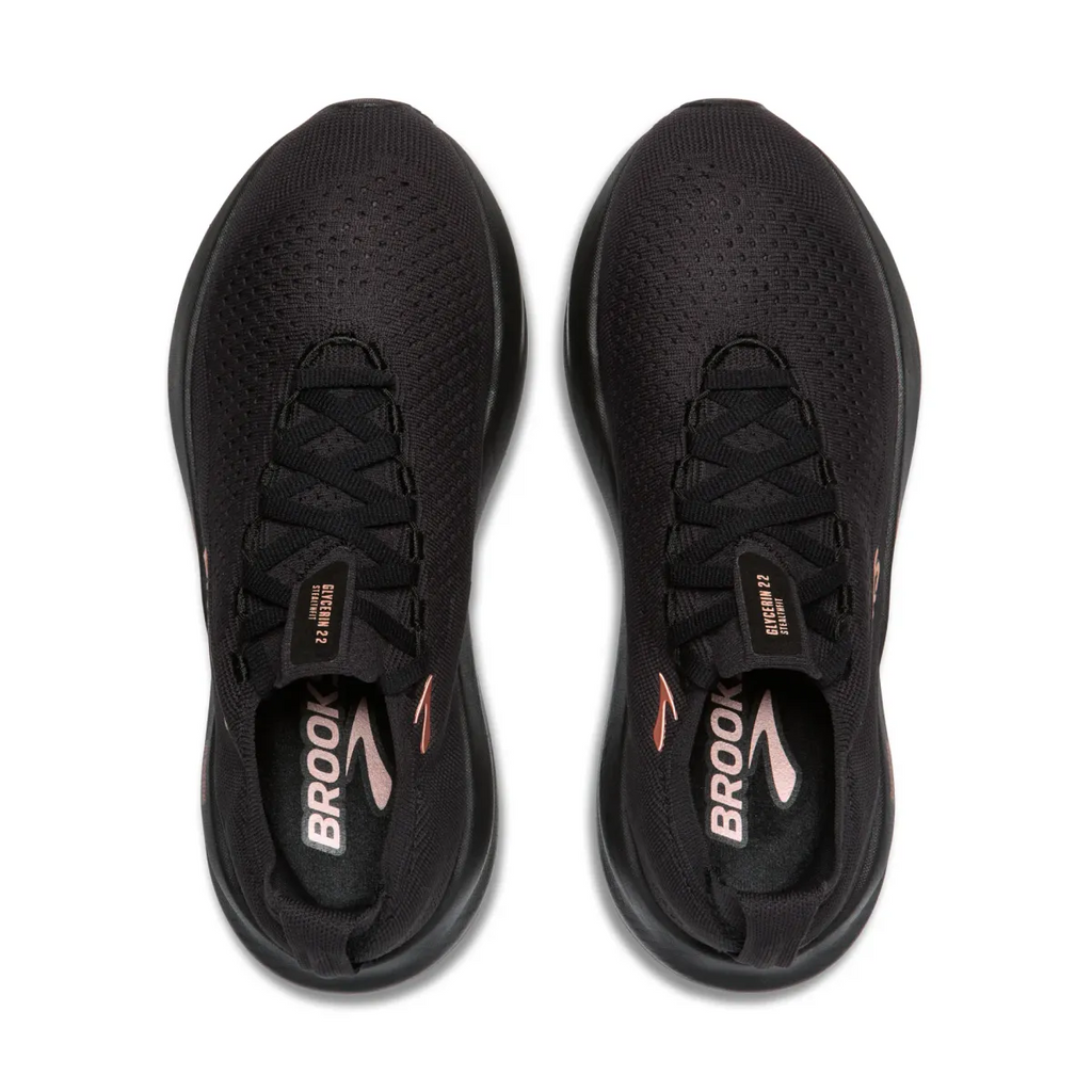BROOKS W GLYCERIN STEALTHFIT 22 Black/Grey/Rose Gold