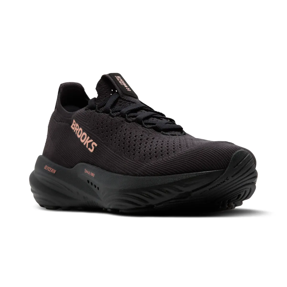 BROOKS W GLYCERIN STEALTHFIT 22 Black/Grey/Rose Gold