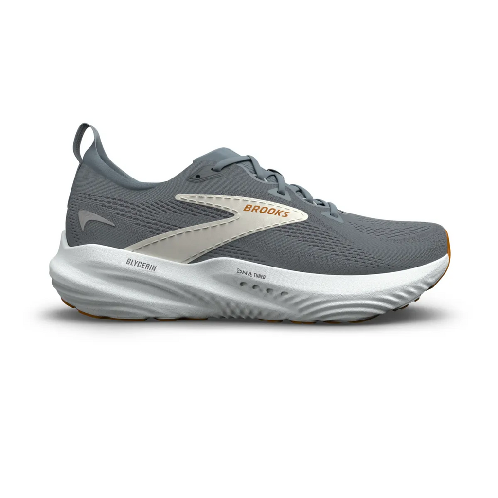BROOKS M GLYCERIN 22 PRIMER GRAY/GRAY/HONEY GINGER
