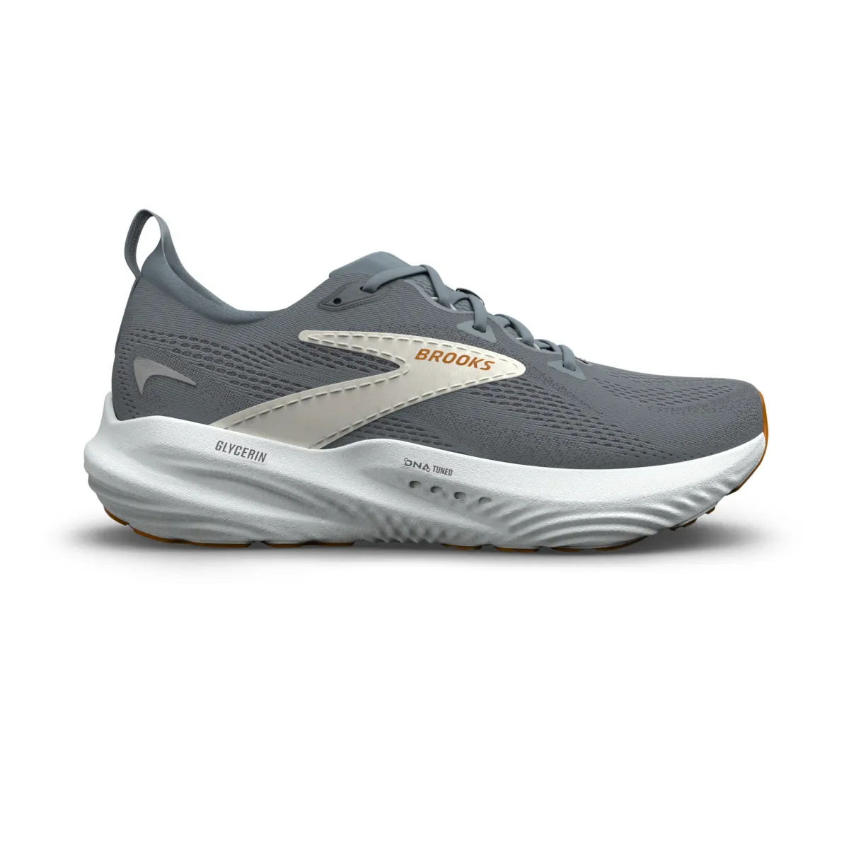 BROOKS M GLYCERIN 22 PRIMER GRAY/GRAY/HONEY GINGER