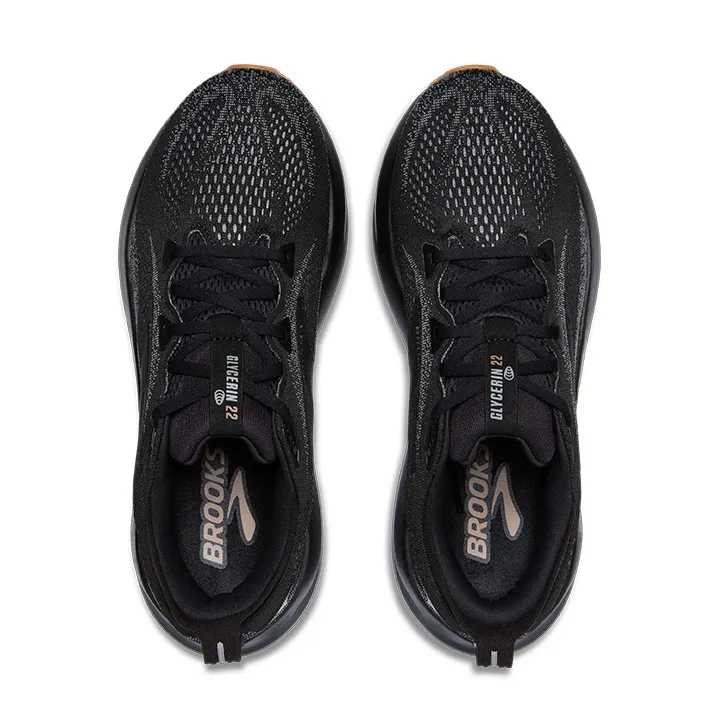 BROOKS M GYLCERIN 22 Black/Primer Gray/Biscuit