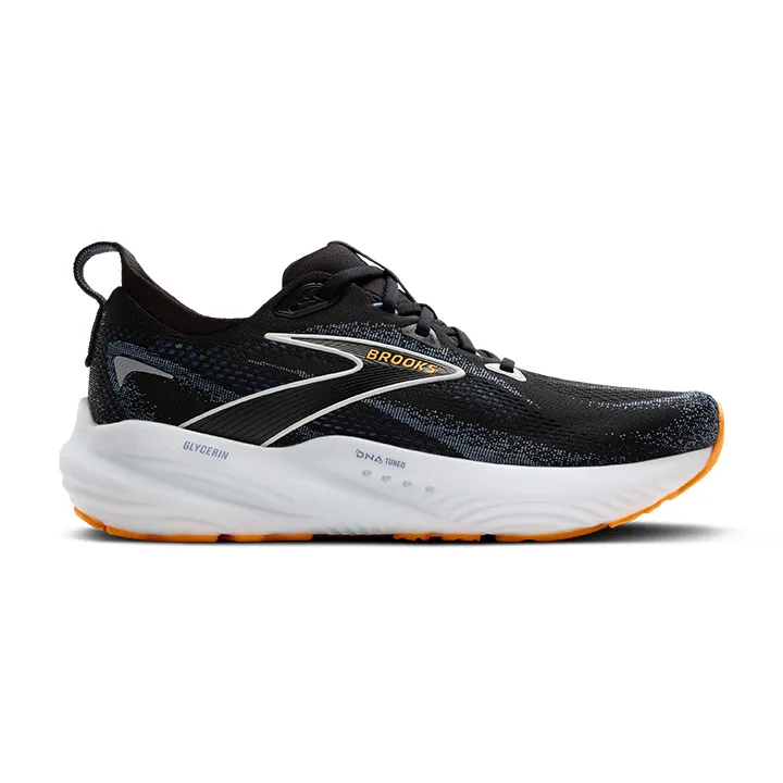 BROOKS M GLYCERIN 22 Black/Country Blue/Orange Pop