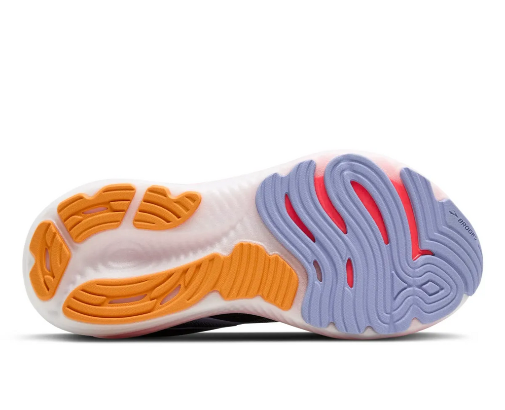 BROOKS W GLYCERIN 22 BLACK/BLUE HERON/ORANG