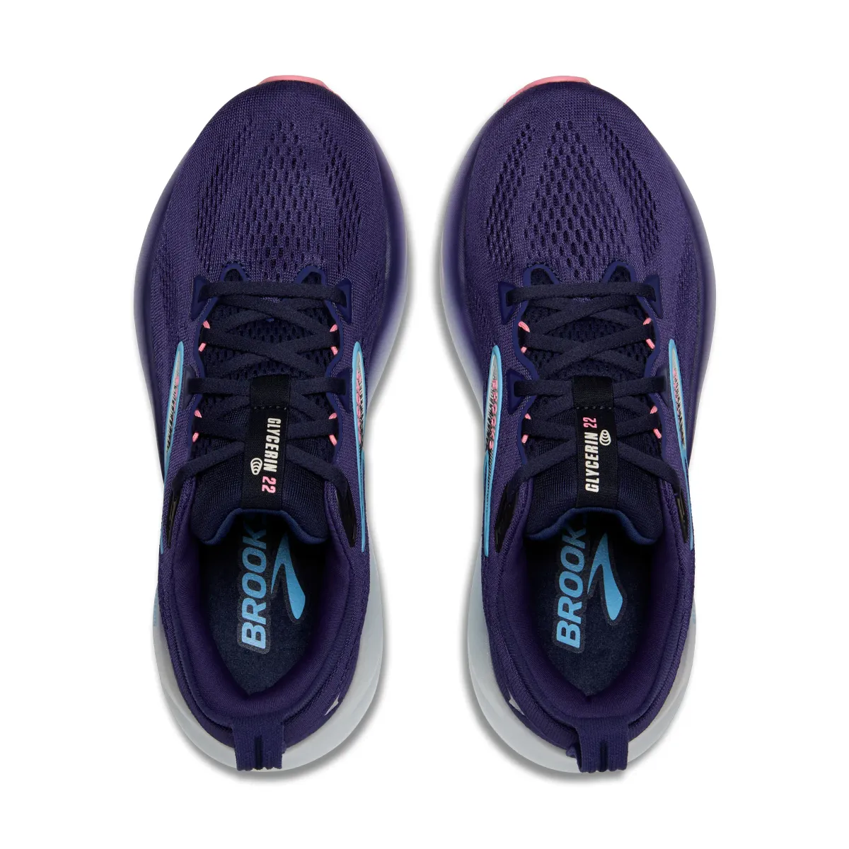 BROOKS W GLYCERIN 22 Blue Ribbon/Peacoat/Dianthus