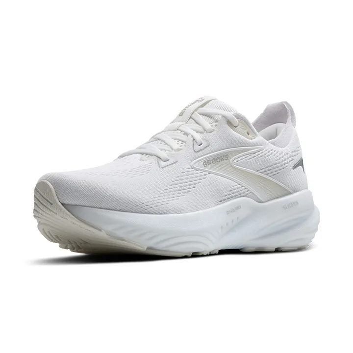 BROOKS W GLYCERIN 22 WHITE/WHITE/GREY