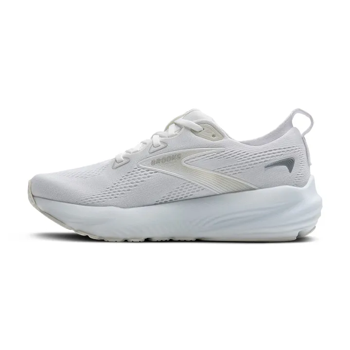 BROOKS W GLYCERIN 22 WHITE/WHITE/GREY