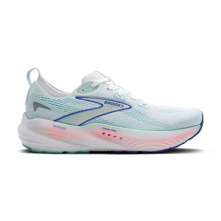 BROOK W GLYCERIN 22 White/Limpet Shell/Amparo Blue