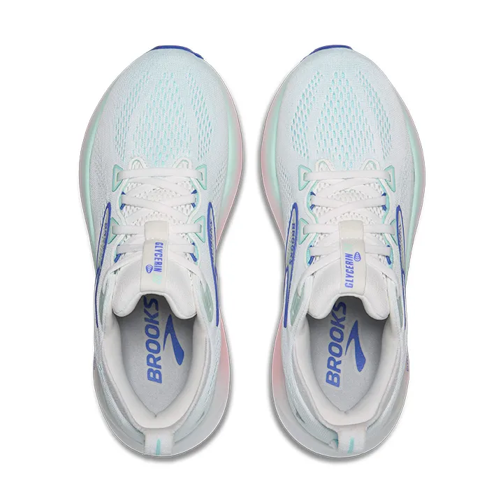 BROOK W GLYCERIN 22 White/Limpet Shell/Amparo Blue