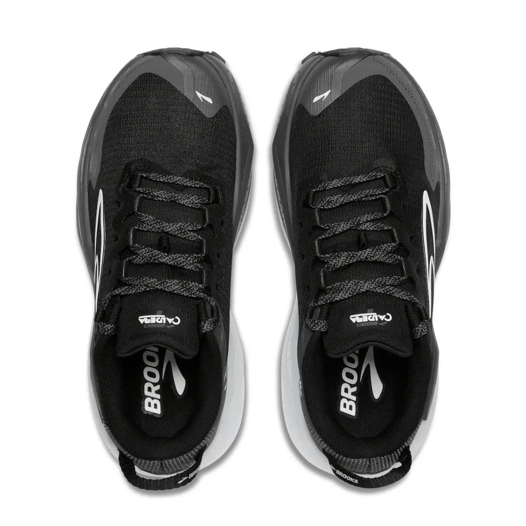 BROOKS W CALDERA 8 BLACK/BLACKENED PEARL/WHITE