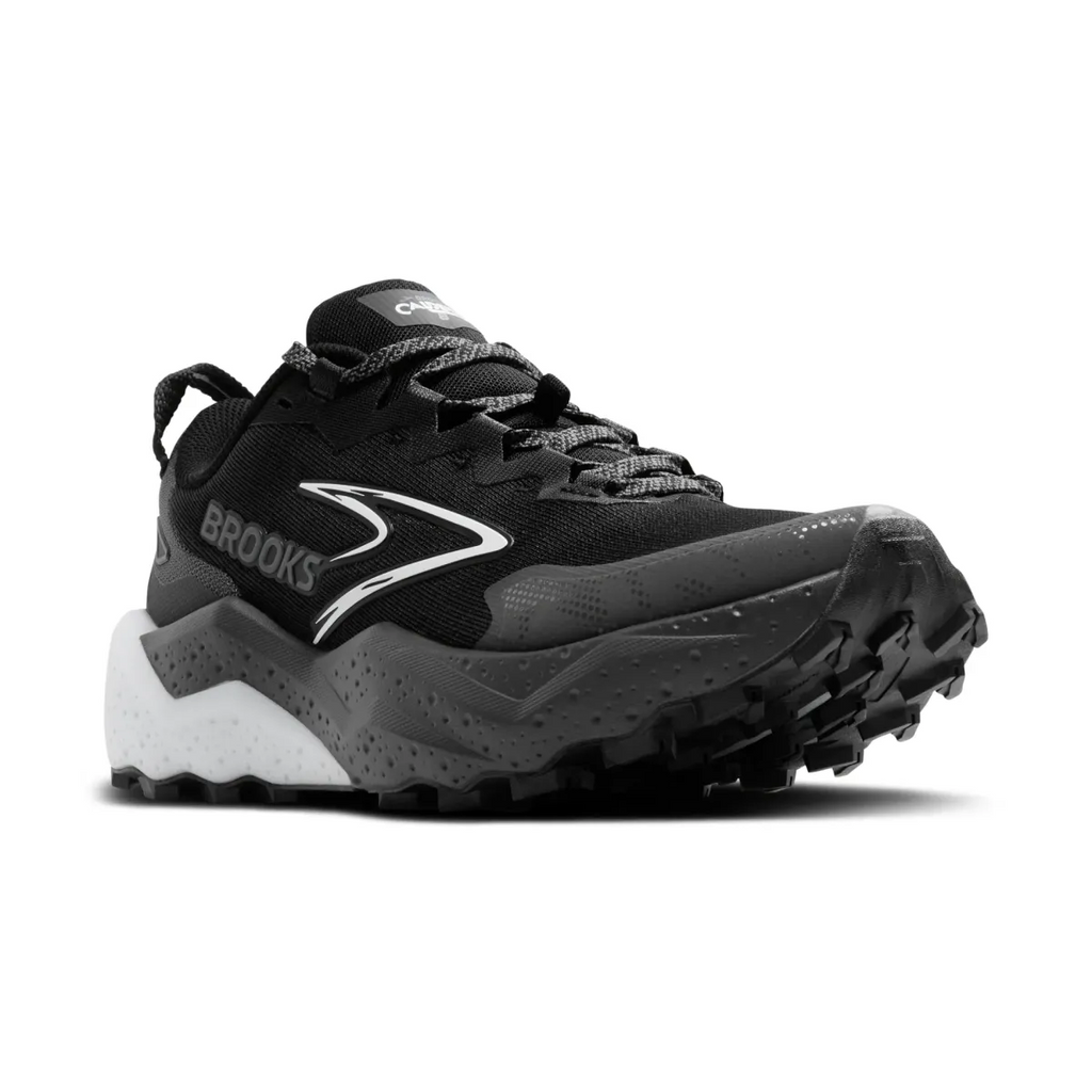 BROOKS W CALDERA 8 BLACK/BLACKENED PEARL/WHITE