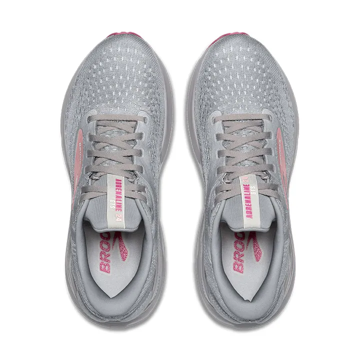 BROOKS W ADRENALINE GTS24 ALLOY/WHITE/ZEPHYR