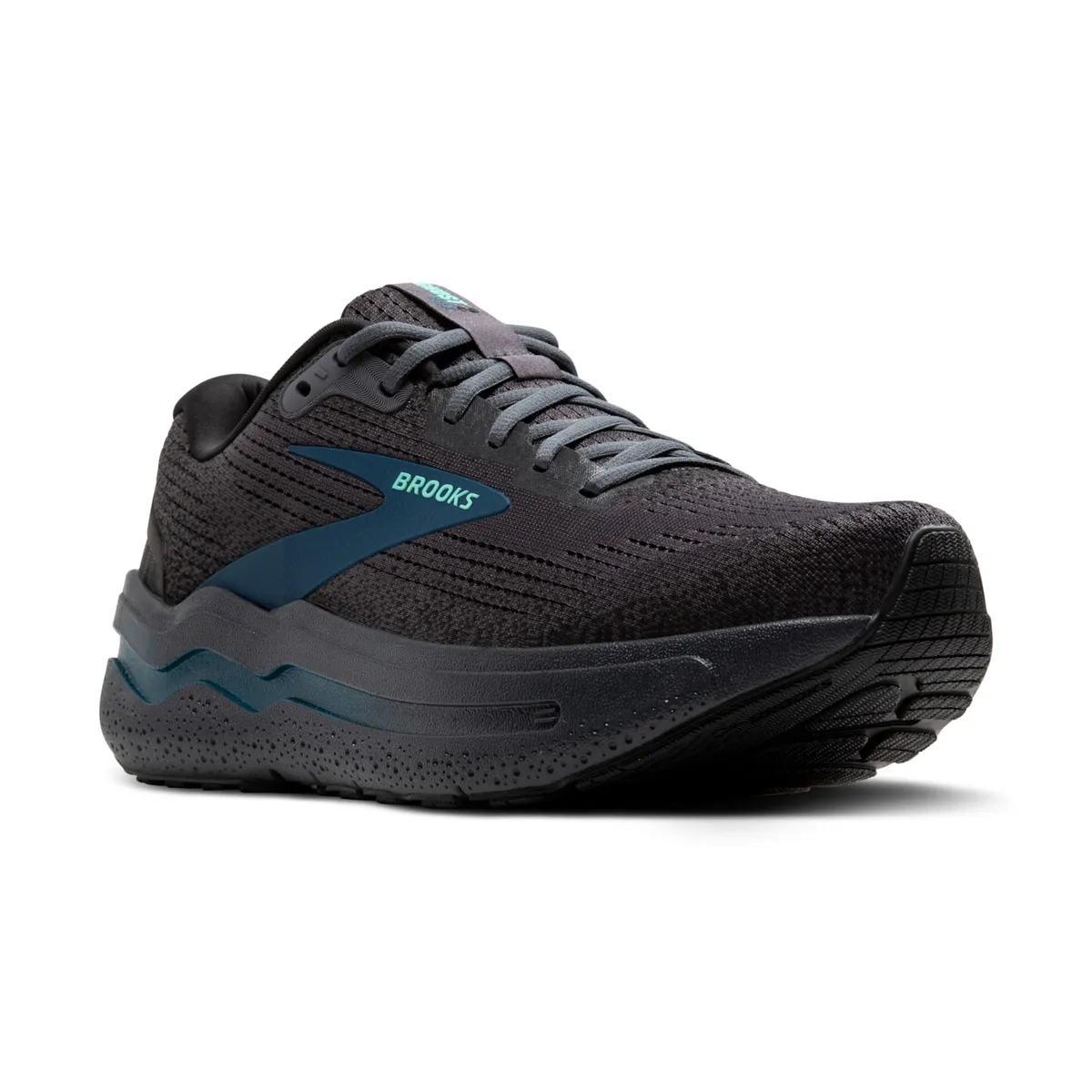 BROOKS M GHOST MAX 2 EBONY/COCKATOO/BLUE SAPPHIRE