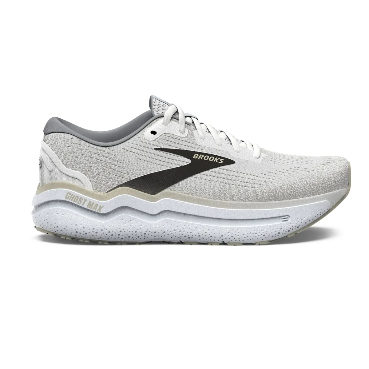 BROOKS M GHOST MAX 2 WHITE/PELICAN/OYSTER