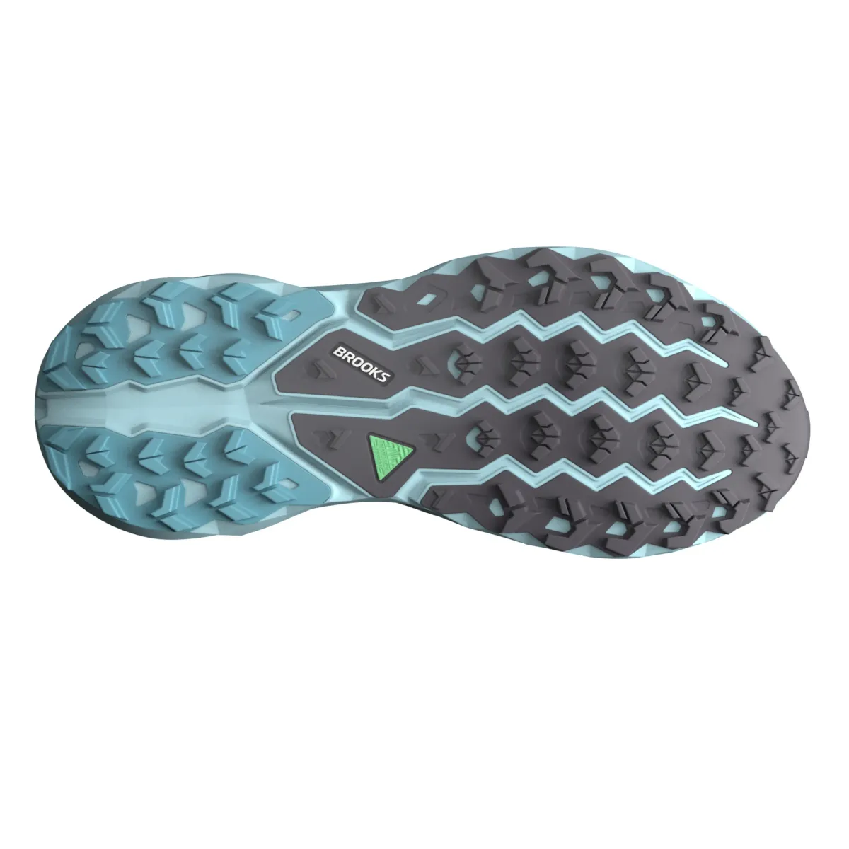 BROOKS W CASCADIA 19 GTX Black/Ebony/Blue Flower