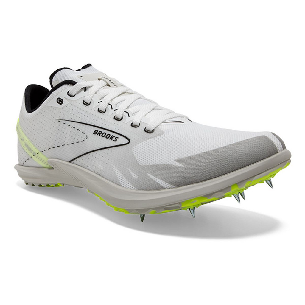 BROOKS DRAFTKINGS XC SPIKE WHITE/BLACK/NIGHTLIFE