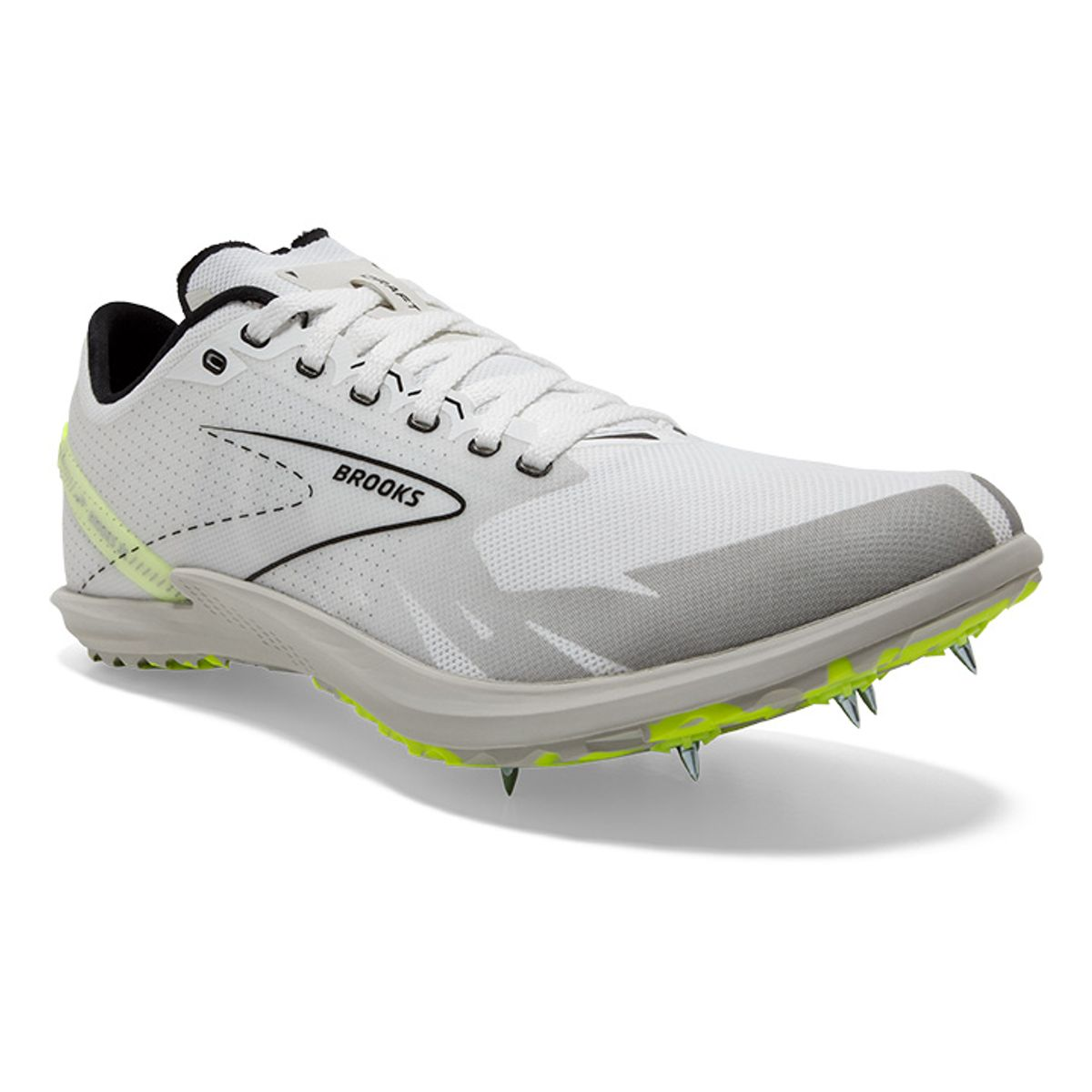 BROOKS DRAFTKINGS XC SPIKE WHITE/BLACK/NIGHTLIFE
