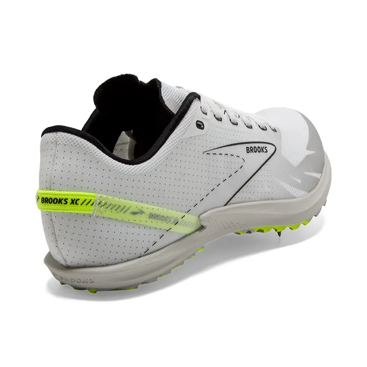 BROOKS DRAFTKINGS XC SPIKE WHITE/BLACK/NIGHTLIFE
