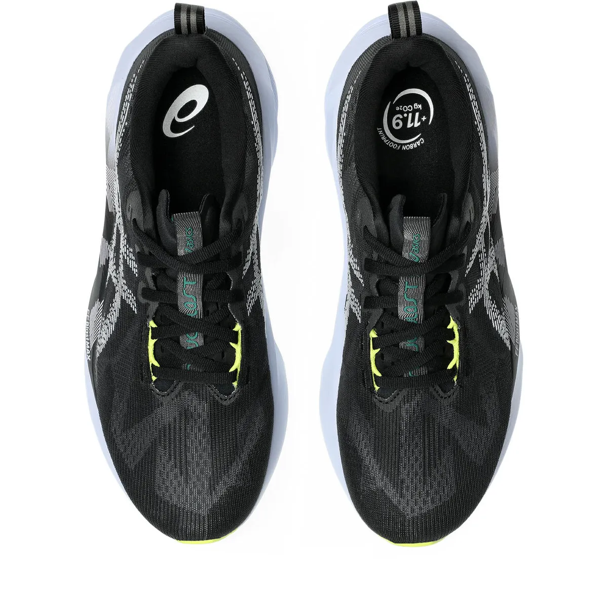 ASICS M NOVABLAST 5 BLACK/BLUE FADE